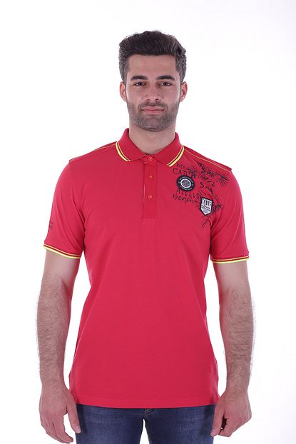 Diandor Polo Yaka Erkek Tisort Kirmizi Red 2017021 Trendyol
