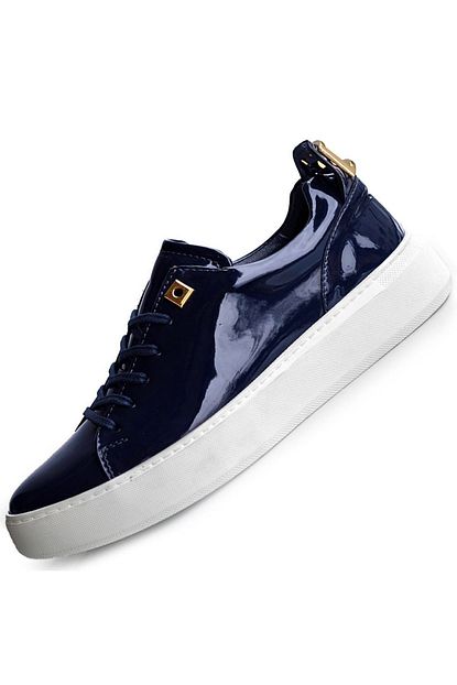 Mpp Sneaker Erkek Ayakkabi Ort395 Lacivert Rugan Trendyol