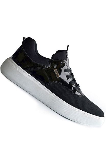 Mpp Sneaker Erkek Ayakkabi Ort396 Siyah Rugan Trendyol
