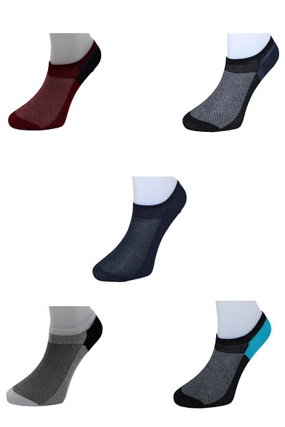 Socksbox 5 Li Gorunmez Terlemeyi Onleyen Dikissiz Erkek Corap Trendyol