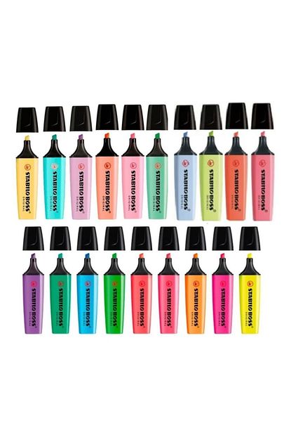 Stabilo Boss 15 4 Yeni Pastel Renk Renk Ozel Seri Isaretleme Kalemi Trendyol
