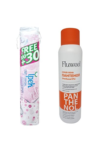 Ipek Pamuk Ipek Makyaj Temizleme Pedi Makyaj Pamugu 100 30 Lu Ve Fluweel Panthenol Sprey Krem 9 150 Ml Trendyol