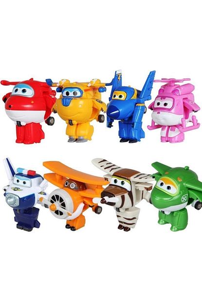 Harika Kanatlar Oyuncak Kucuk Boy 8 Li Set Donusebilen Super Wing Trendyol