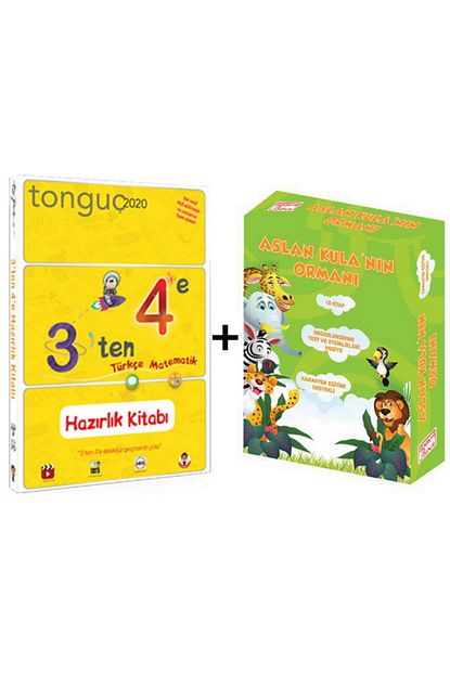 Tonguc Akademi Yayinlari 3 Den 4 E Hazirlik Kitabi Aslan Kulanin Ormaninda Hikaye Seti Toplam 11 Kitap Trendyol