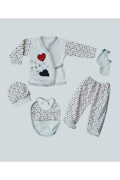 Bambino 100 Pamuk Kiz Erkek 5 Li Hastane Cikisi Trendyol