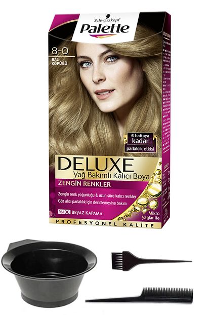 Schwarzkopf Hair Mascara 2 Li Palette Deluxe 8 0 Bal Kopugu Sac Boyasi Ve Sac Boyama Seti Fiyati Yorumlari Trendyol