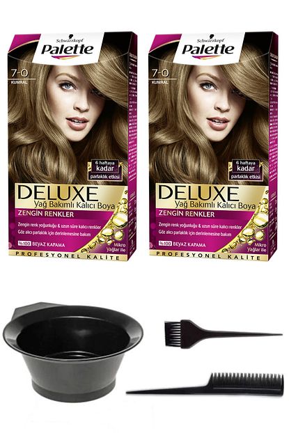 Schwarzkopf Hair Mascara Palette Deluxe 7 0 Kumral Sac Boyasi Ve Sac Boyama Seti Fiyati Yorumlari Trendyol