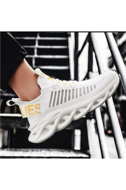 Erbilden Er0602 Phantom Yuksek Taban Tarz Sneakers Beyaz Erkek Spor Ayakkabisi Trendyol