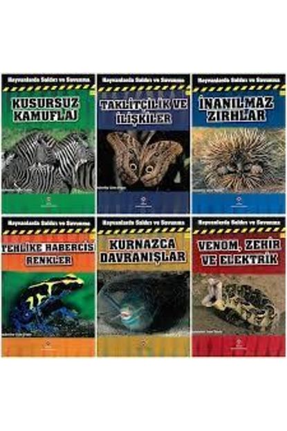 Tubitak Yayinlari Hayvanlarda Saldiri Ve Savunma Set 6 Kitap Trendyol