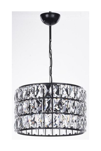 Istanbul Avize Ck Kristal 30 Cm Siyah Avize Trendyol