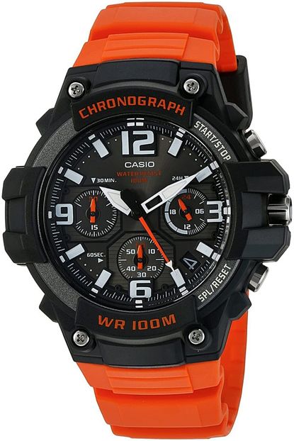Casio Erkek Siyah Turuncu Kol Saati Mcw100h 4av Trendyol