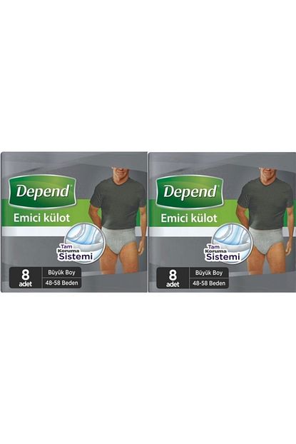 Depend Emici Kulot Erkek Buyuk 16 Adet Trendyol