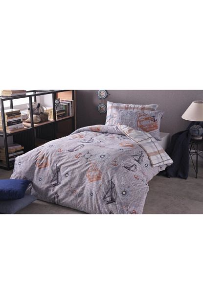 Doqu Home Ranforce Tek Kisilik Nevresim Takimi Marine Trendyol