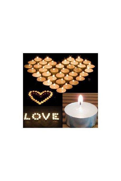 Dekormum Kokusuz Renkli Tealight Mum 50 Adet Trendyol