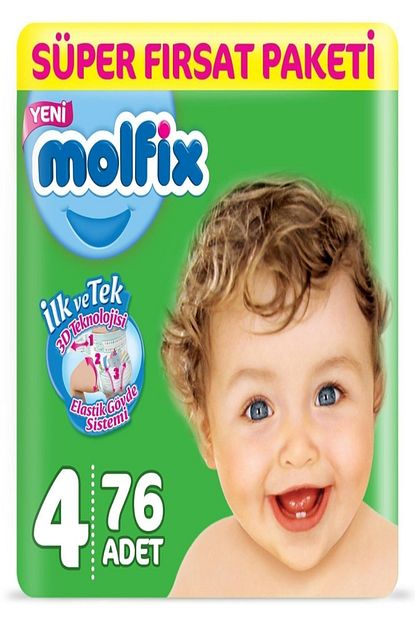 Molfix Super Firsat Paketi 4 Numara Maxi Super Firsat Paketi 76 Adet Trendyol