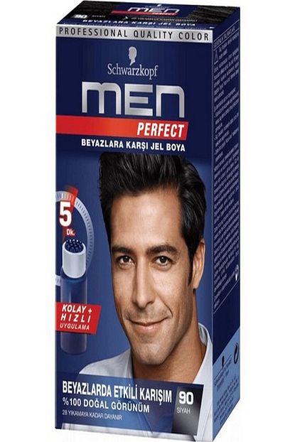 schwarzkopf men perfect 90 siyah sac boyasi fiyati yorumlari trendyol
