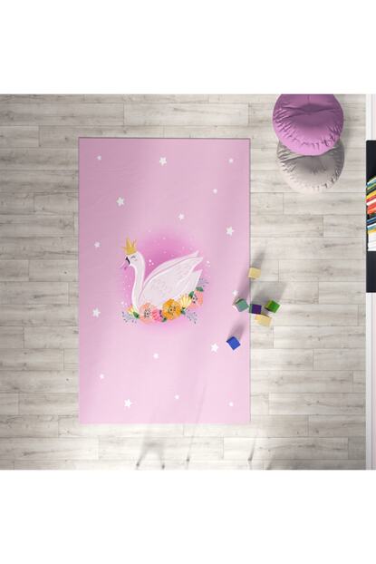 Mekta Home Cocuk Ve Bebek Odasi Kugu Desen Antialerjik Hali Mkth 052 Trendyol