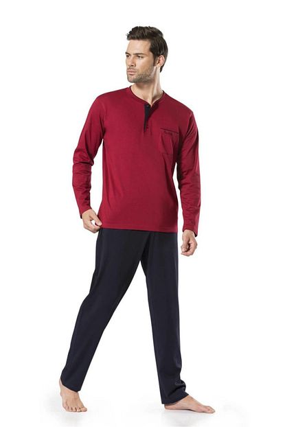 Pierre Cardin Erkek Bordo Damat Ceyizlik Pijama Takimi Trendyol