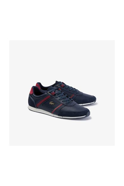 Lacoste Menerva 120 1 Cma Erkek Lacivert Koyu Kirmizi Deri Casual Ayakkabi 739cma0007 Trendyol