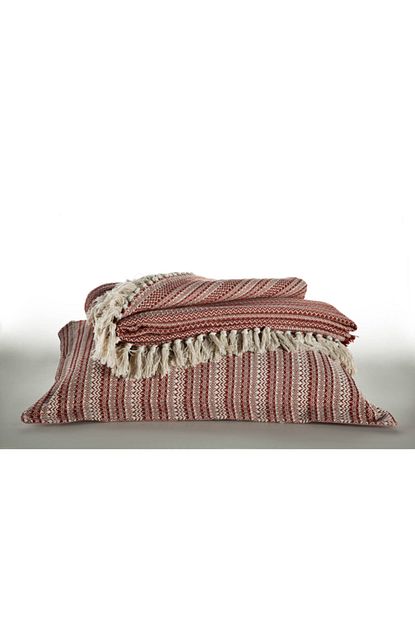 Doqu Home Doqu Siesta Cift Kisilik Yatak Ortusu Bordo Trendyol