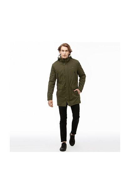 Lacoste Erkek Yesil Mont Trendyol