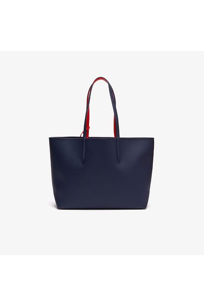 Lacoste Anna Kadin Lacivert Kirmizi Cift Tarafli Canta Nf2142aa Trendyol
