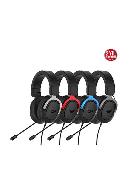 Asus Tuf Gaming H3 7 1 Oyuncu Kulakligi Gri Trendyol