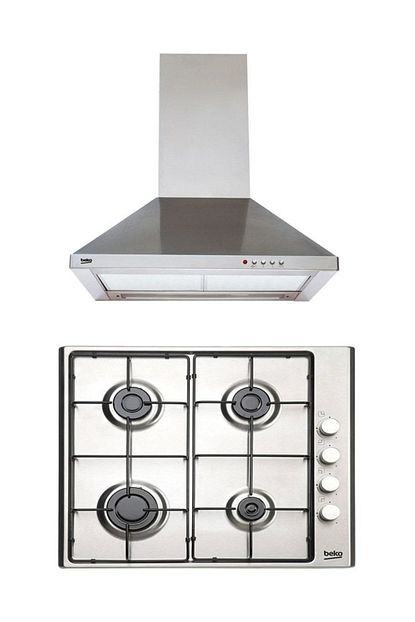 Beko Ankastre 2 Li Inox Set Aomg 64160 Di Ocak Adp 61420 I Davlumbaz Trendyol