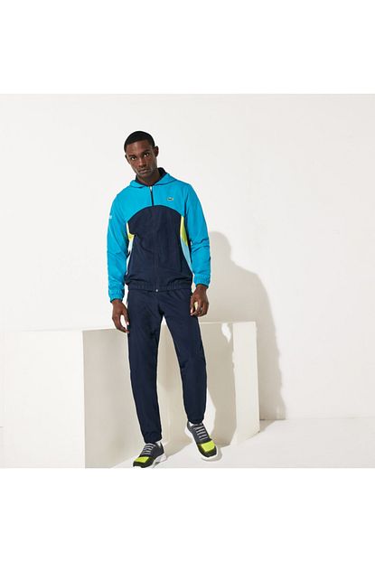 Lacoste Sport Erkek Fermuarli Blok Desenli Uzun Kollu Renkli Esofman Takimi Wh4802 Trendyol