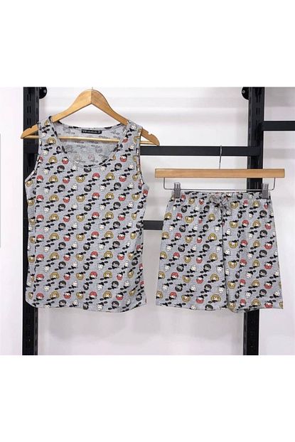 Dream Butik Kadin Gri Harry Potter Pijama Takimi Trendyol