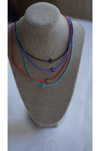 By Incifer Nazar Boncuklu Bodrum Nazar Tasi Kolye By Incifer Designer Pearl Jewelry