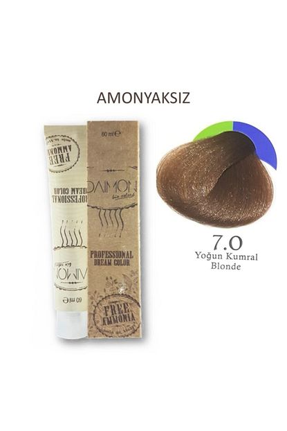 Daimon Fa Amonyaksiz Sac Boyasi 7 0 Yogun Kumral Trendyol