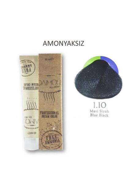Daimon Fa Amonyaksiz Sac Boyasi 1 10 Mavi Siyah Trendyol