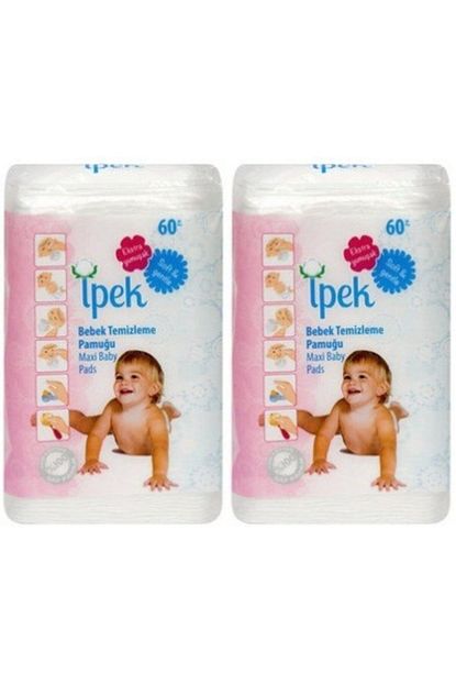Ipek Baby Maxi Bebek Temizleme Pamugu 60 Li 2 Adet Trendyol