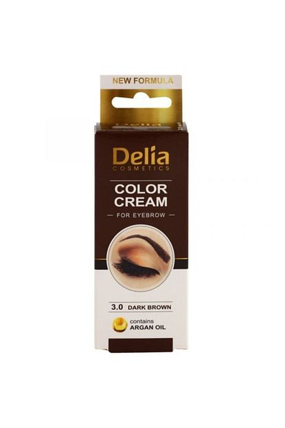Dunya Delia Cameleo Eyebrow Tint Cream Krem Kas Boyasi 3 0 Dark Brown Trendyol