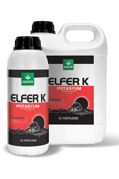 Genta Elfer K Sivi Potasyum 1 Lt Gubre Meyve Buyutucu Yaprak Gubresi Trendyol