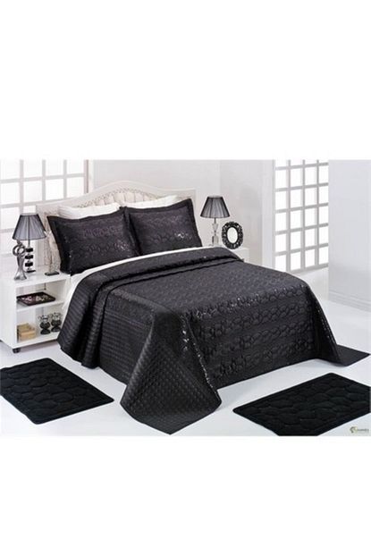 Casandra Sumatra Black Tek Kisilik Yatak Ortusu Trendyol