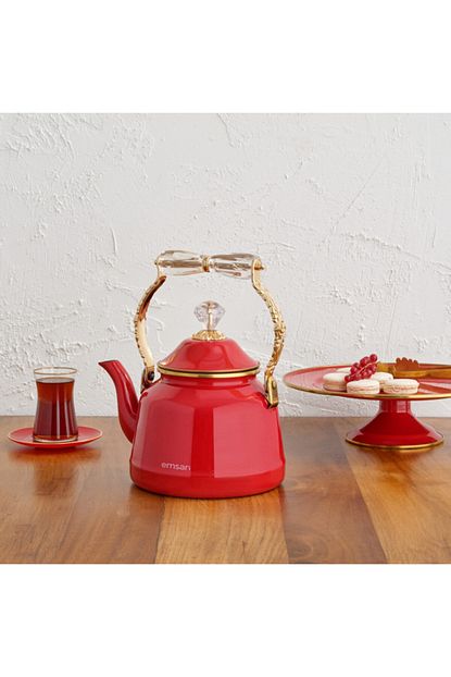 Emsan Troy Vintage Kirmizi Kettle Trendyol