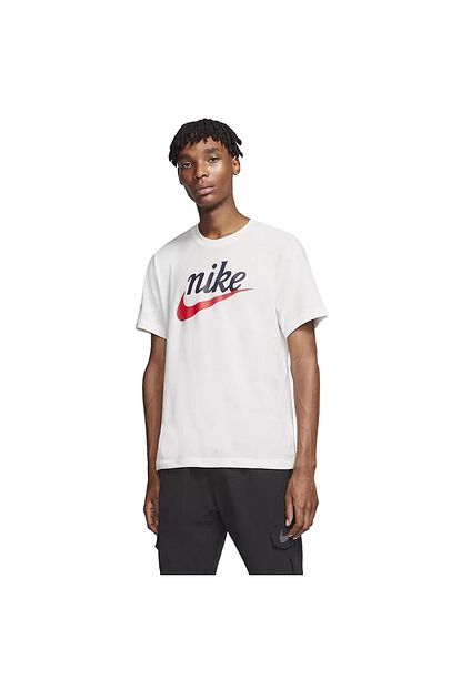 Nike Erkek Beyaz Heritage Tisort Ck2381 133 Trendyol
