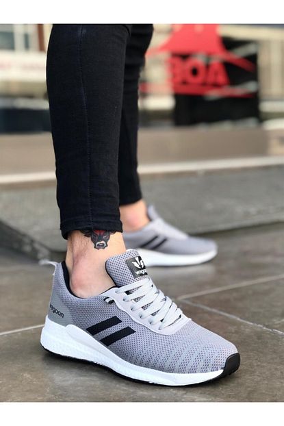 8stil Erkek Bagcikli Yazlik Gri Sneaker Trendyol