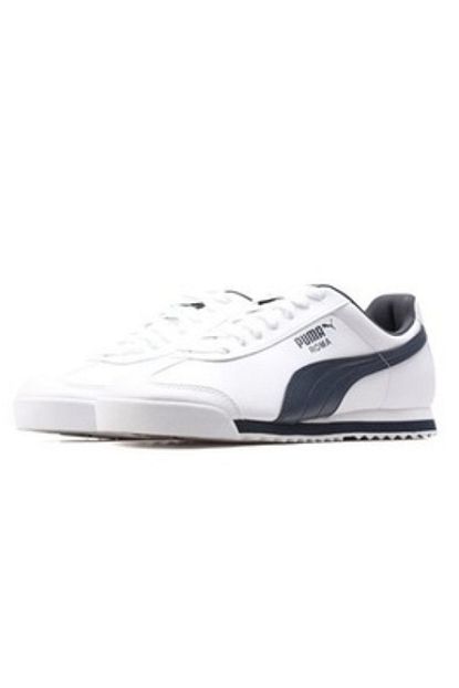 Puma Roma Basic 353572 12 Erkek Beyaz Lacivert Spor Ayakkabi Trendyol