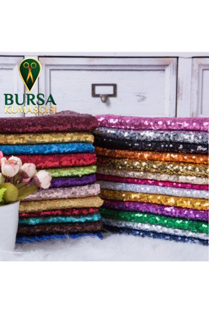 Bursa Kumascisi Pullu Payet Kumas Beyaz Trendyol