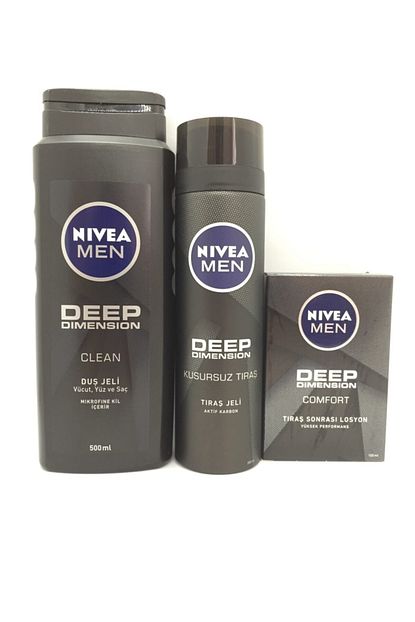Nivea Deep Dimension Erkek Bakim Seti Trendyol