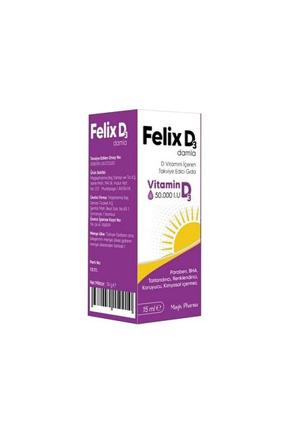 felixfol felix d3 vitamin d3 50 000 iu 15 ml damla fiyati yorumlari trendyol
