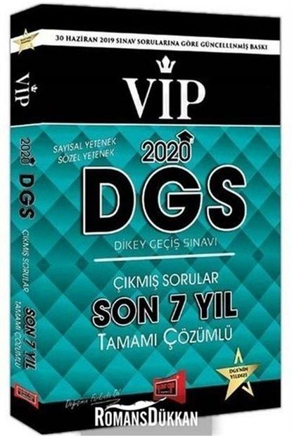 Yargi Yayinevi Yargi 2020 Dgs Vip Sayisal Sozel Yetenek Son 7 Yil Tamami Cozumlu Cikmis Sorular Trendyol