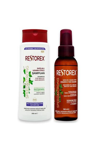 Restorex Uzama Etkili Dokulme Karsiti Sampuan 500 Ml Argan Sac Bakim Yagi 100 Ml Fiyati Yorumlari Trendyol