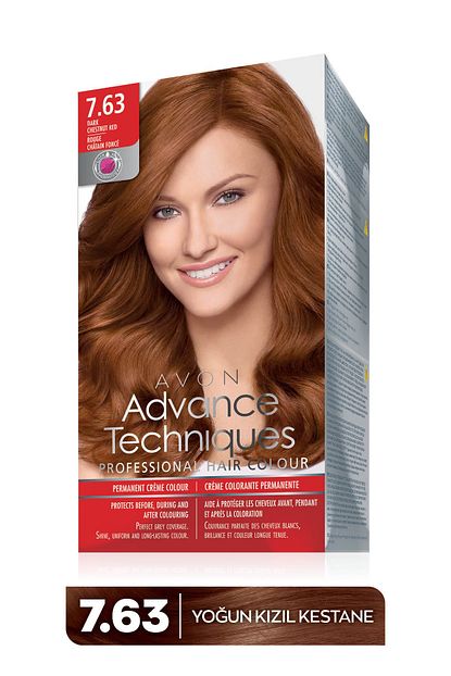 avon advance techniques kalici krem sac boyasi 7 63 yogun kizil kestane fiyati yorumlari trendyol