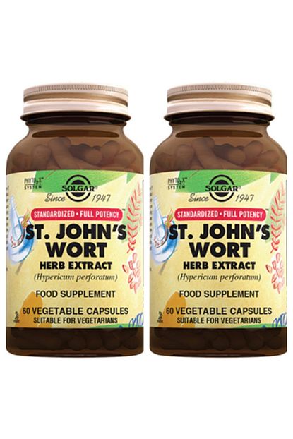 solgar st john s wort 60 kapsul 2 sise