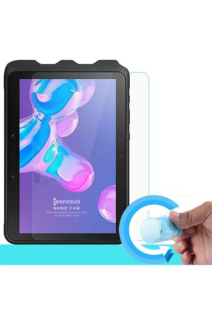 samsung galaxy tab active pro uyumlu t547 10 1 kirilmaz nano cam ekran koruyucu film