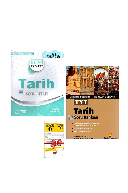 Palme Tyt Ayt Tarih Soru Kitabi Ve Aydin Yayinlari Tyt Tarih Soru Bankasi Seti Deneme Trendyol